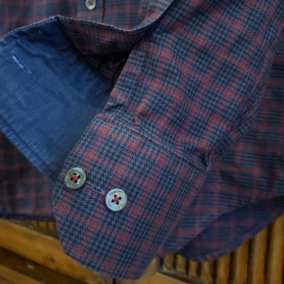 Bugatchi Men’s Long Sleeved Shirt - Picture 6 of 14